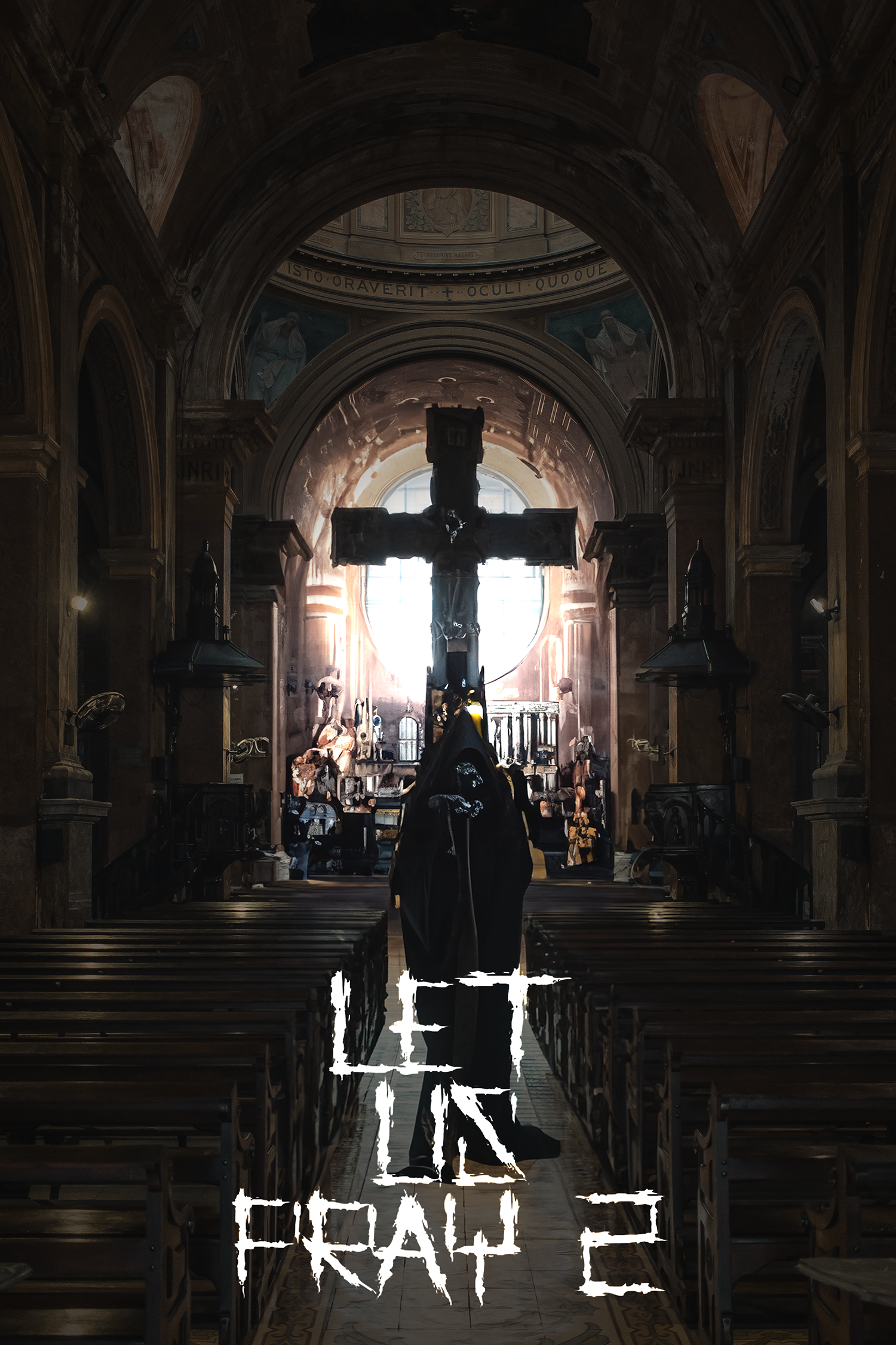 Let Us Pray 2 Font Let Us Pray 2 Font, hand-crafted looking like nails scratched into the wall with rugged broken lines.