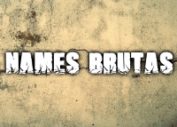 Names Brutas Font