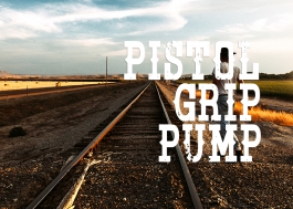 Pistol Grip Pump Font