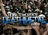 How to create a Grindcore & deathmetal logo